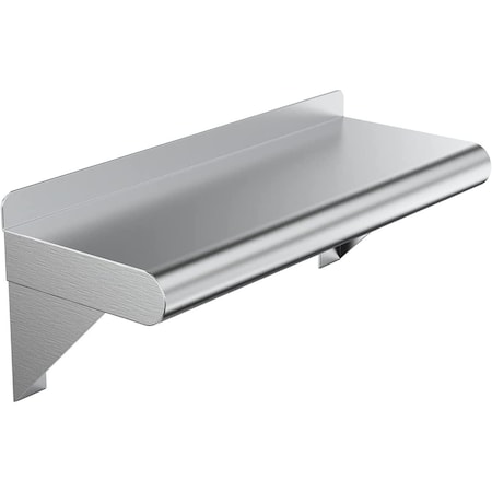 Amgood 6 in. x 16 in. Stainless Steel Wall Shelf AMG WS-0616